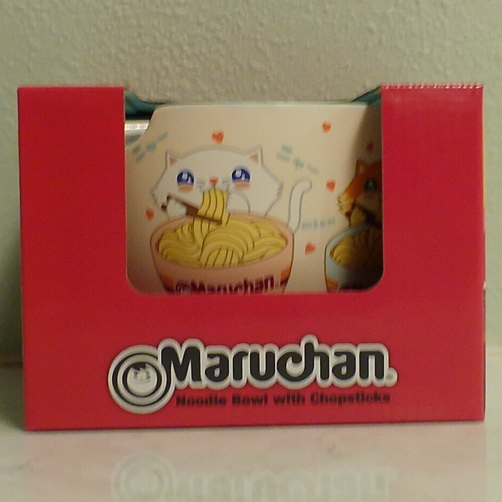 Maruchan Ramen Noodle Bowl with Chopsticks